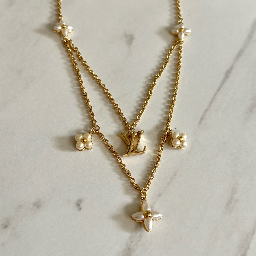 Louis Vuitton LV Floragram Double-row Necklace - Picture 3 of 6